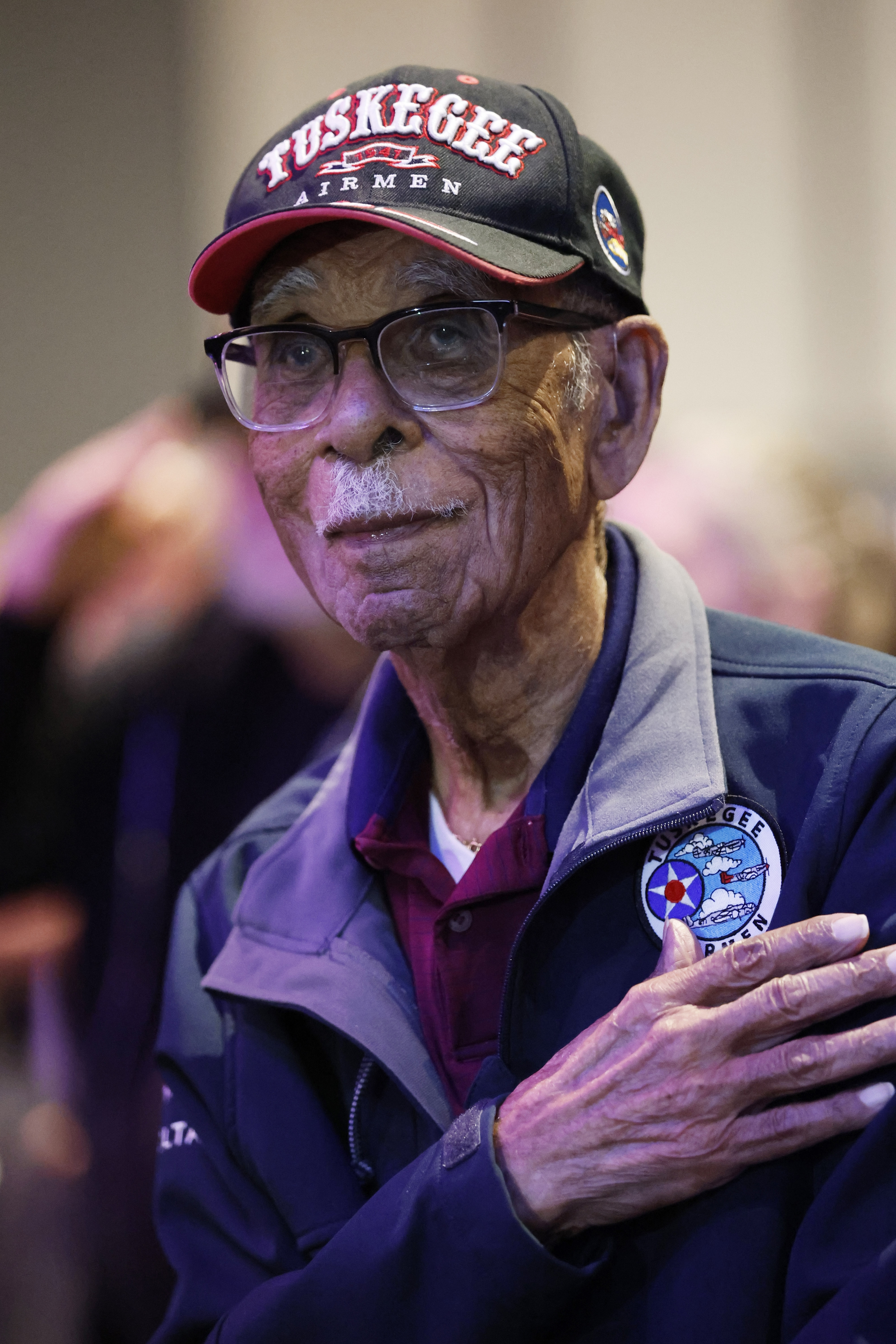Daniel Keel, a WWII Tuskegee Airman (bombardier, navigator, and pilot)...