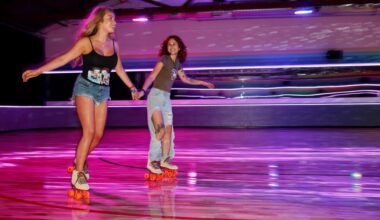 Primrose Lanes' new skating rink: Fun, funky and bright