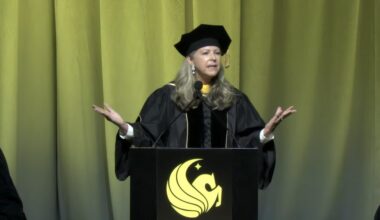 UCF graduates boo 'tone deaf' grad speaker who praised AI