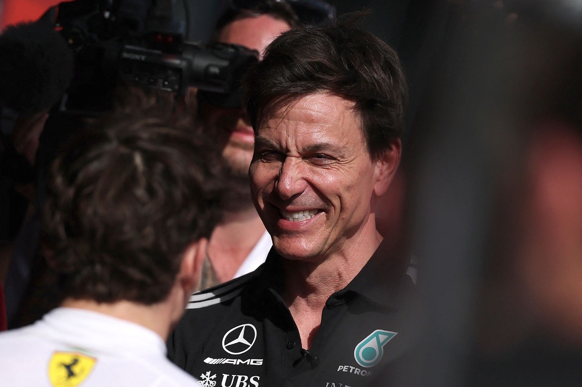 Toto Wolff hails Kimi Antonelli's "spectacular" Miami qualifying performance