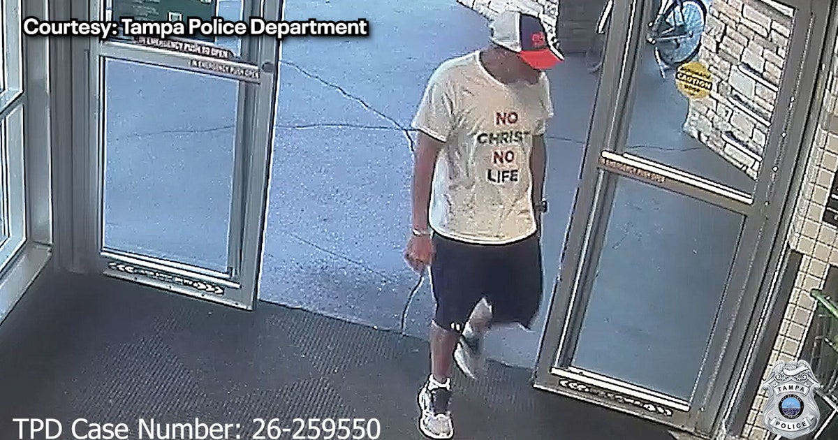 Police looking for suspect who wore 'No Christ No Life' shirt while assaulting 82-year-old woman: TPD