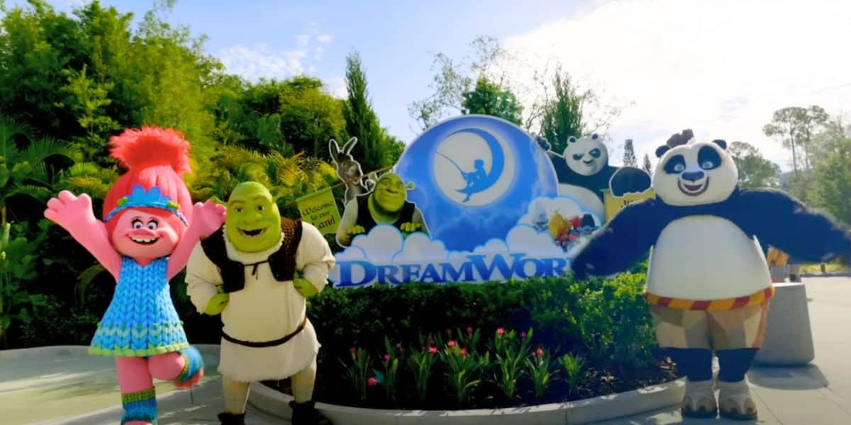 Dreamworks area in Universal Studios Florida