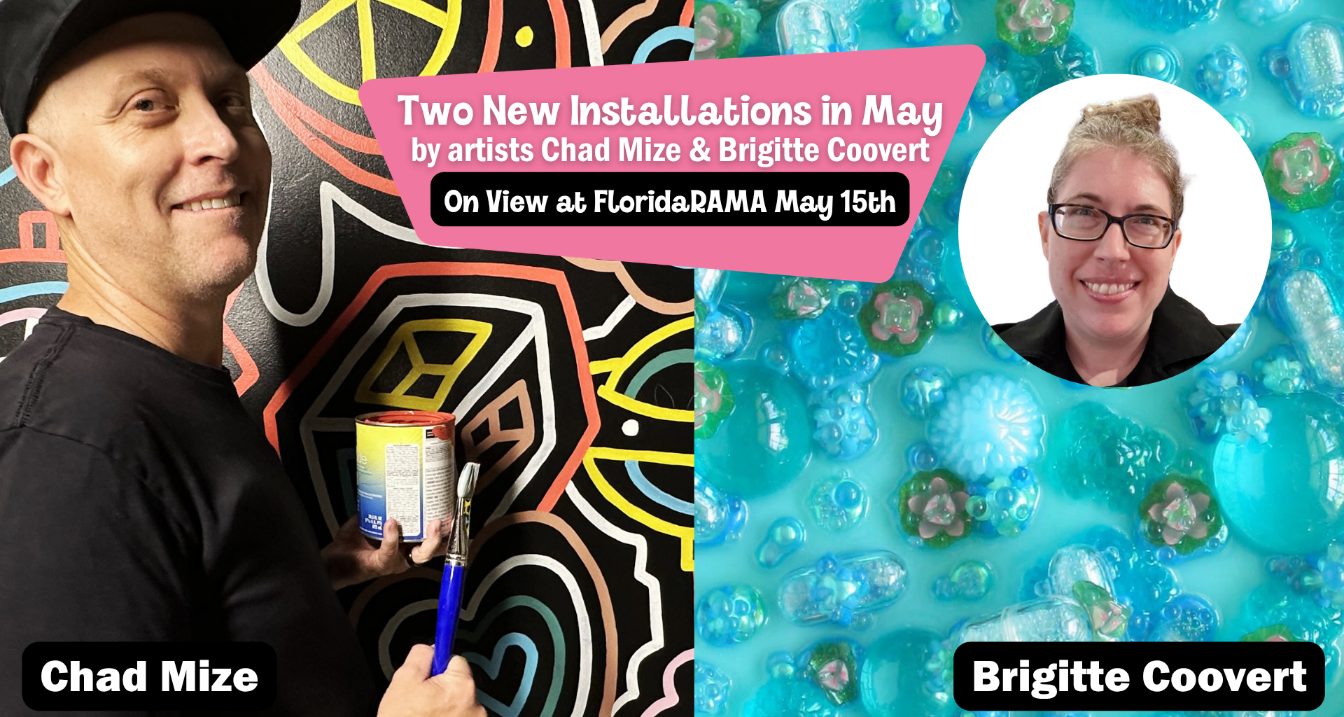 New Chad Mize & Brigitte Coovert Installations at FloridaRAMA