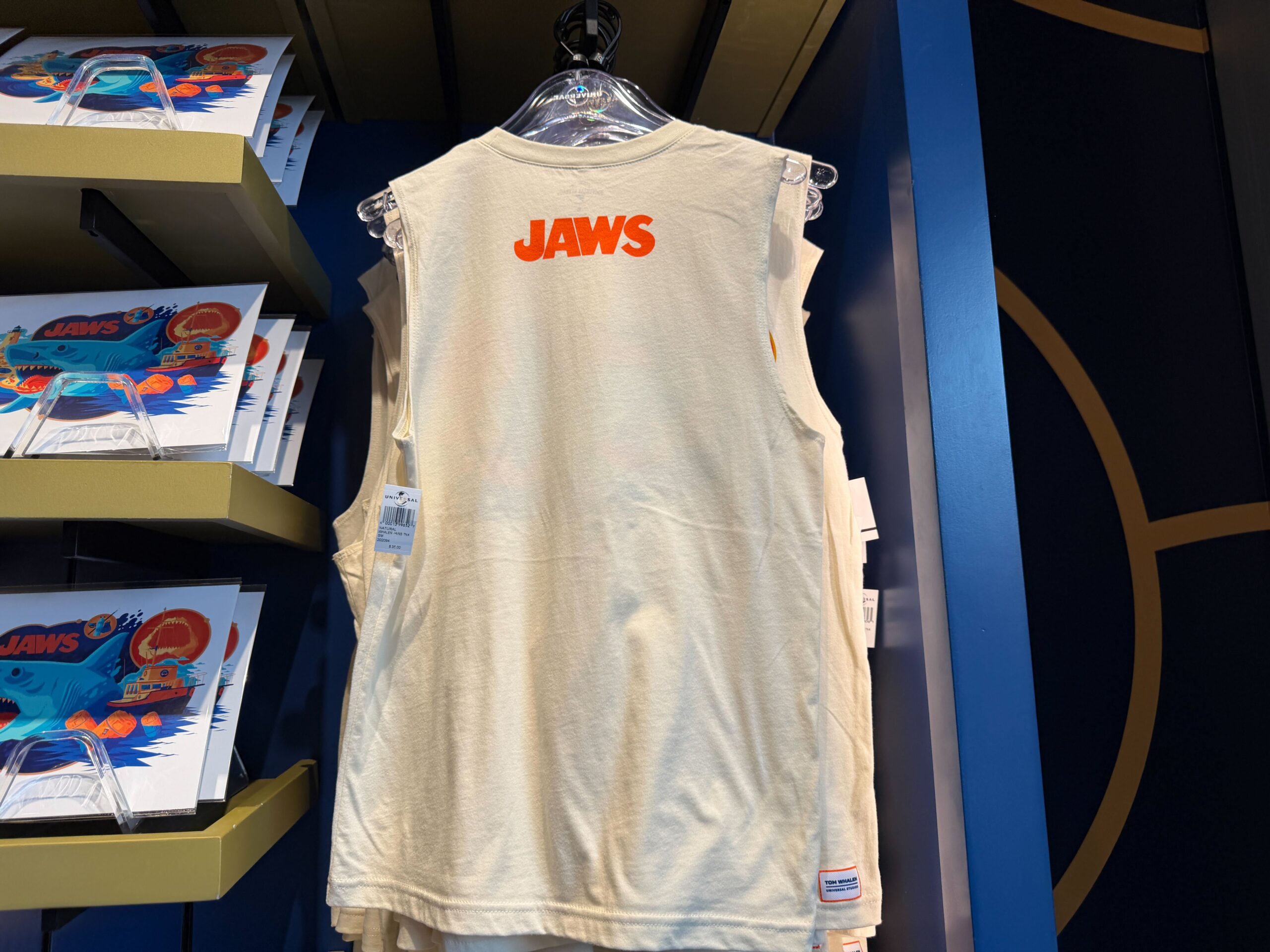 Back of Jaws Tank Top.