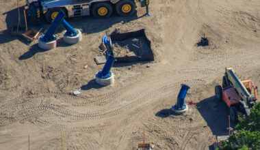 Fast & Furious: Hollywood Drift Track Supports Installed Near Hard Rock Cafe