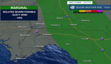 Severe weather possible Sunday afternoon and evening