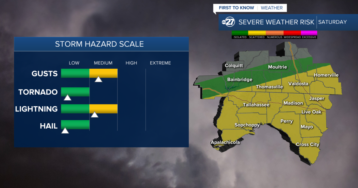Strong to severe storms possible
