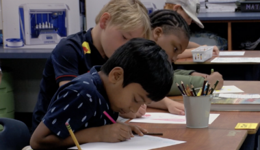 Students replace rainfall with creativity