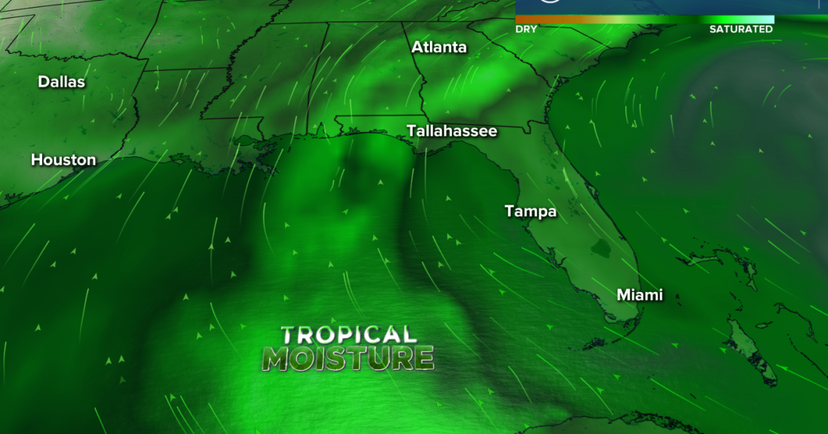 First to Know forecast: Moisture connection, more rainy areas