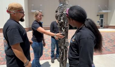 How these welding students are 'honoring those that never came home'