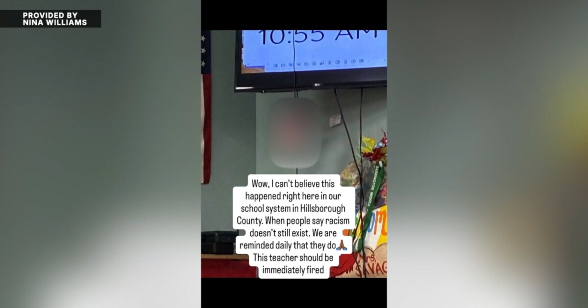 Hillsborough teacher removed after video at Lithia Middle School sparks outrage