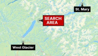 Search underway for a missing hiker in Glacier National Park