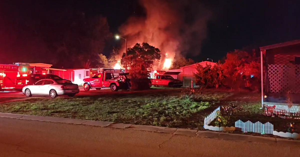 Woman, 4-year-old girl dead after mobile home fire in Largo: LFR