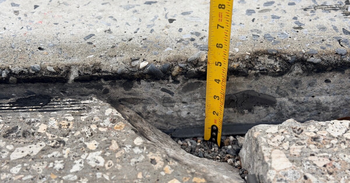 Roadway back open after depression closed lanes on northbound I-275