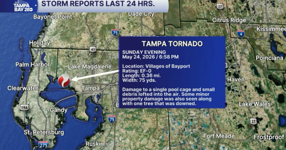 Tornado in Tampa confirmed by NWS survey team
