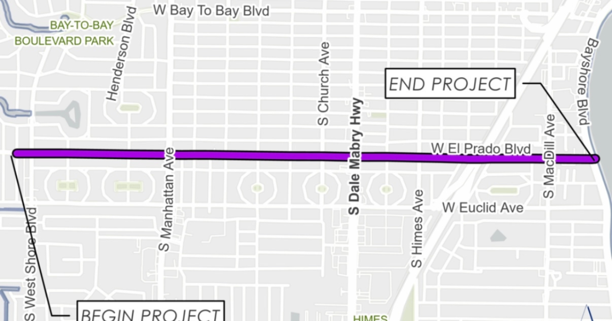 Changes coming to West El Prado Boulevard in South Tampa