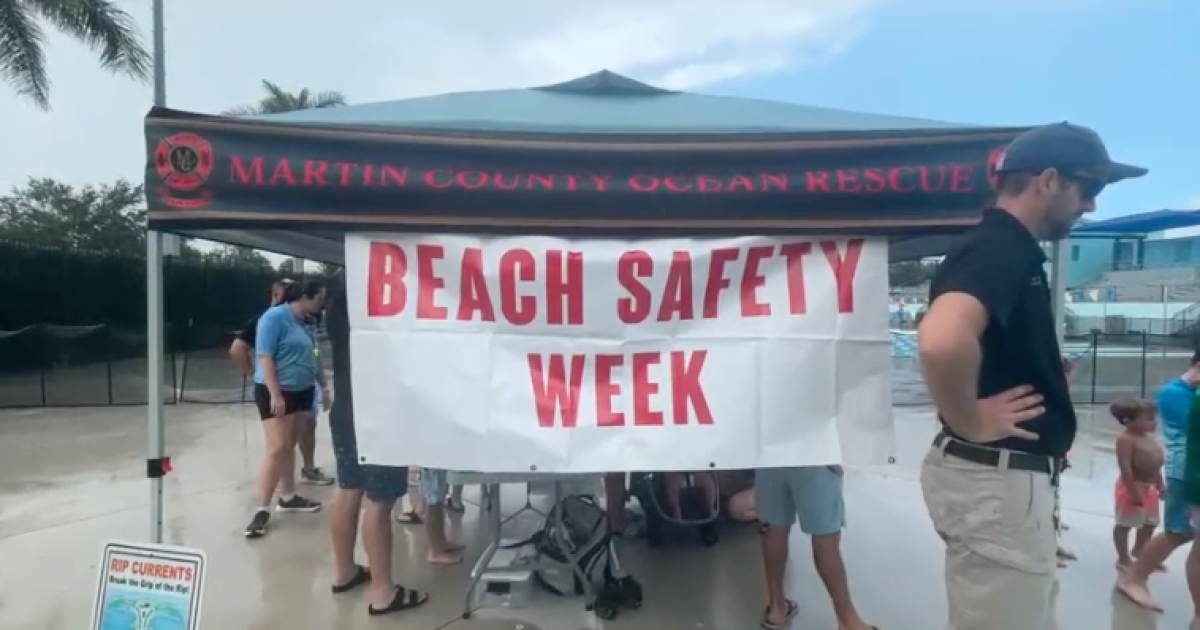 Martin County teaches kids rip current safety at waterpark event