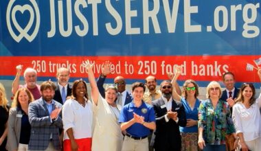 LDS Church and Just Serve donates food to Second Harvest of the Big Bend
