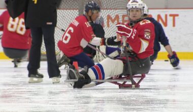 Panthers break barriers with sled hockey event