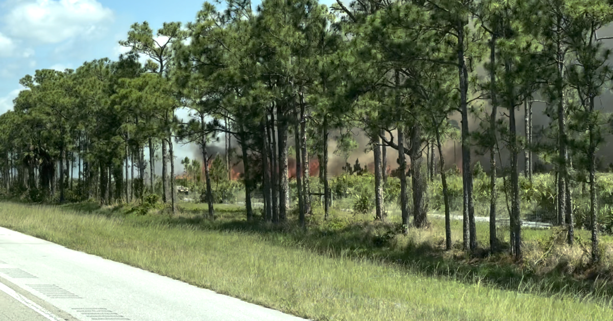 225-acre controlled burn underway in Hobe Sound near I-95