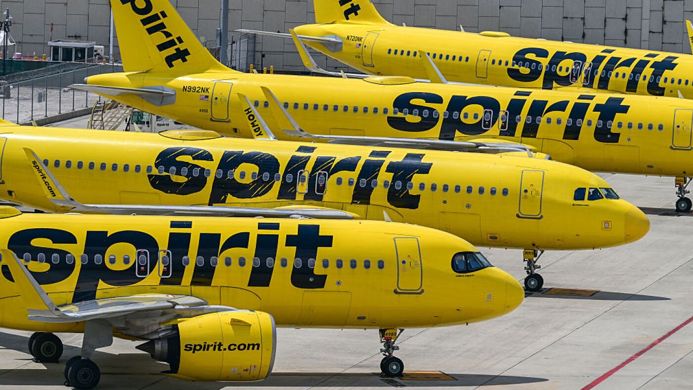 With Spirit in liquidation, what happens to its planes : NPR