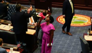 Democratic state Rep. Angie Nixon arrested after 5-Hour protest at Florida Capitol