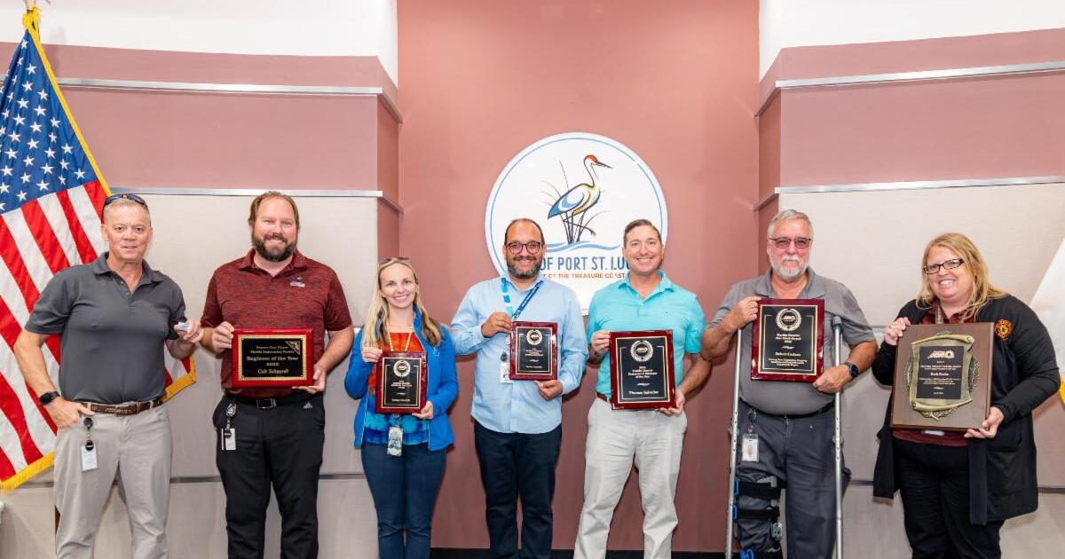 Port St. Lucie employees recognized with statewide public works honors