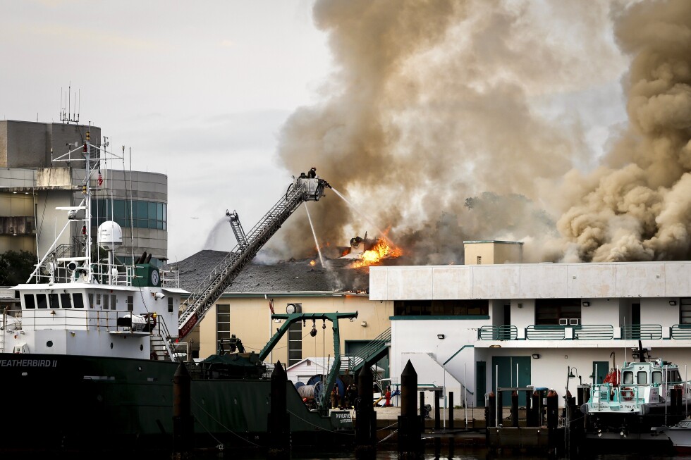 Fire break out on University of South Florida's St. Petersburg campus
