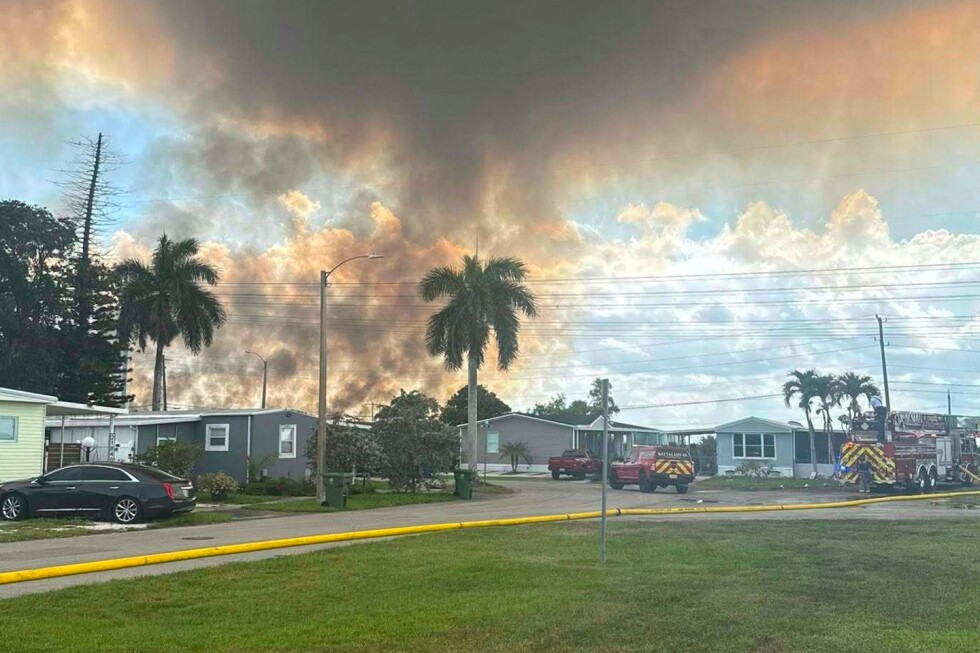 Rescue workers battle South Florida wildfires in the Everglades