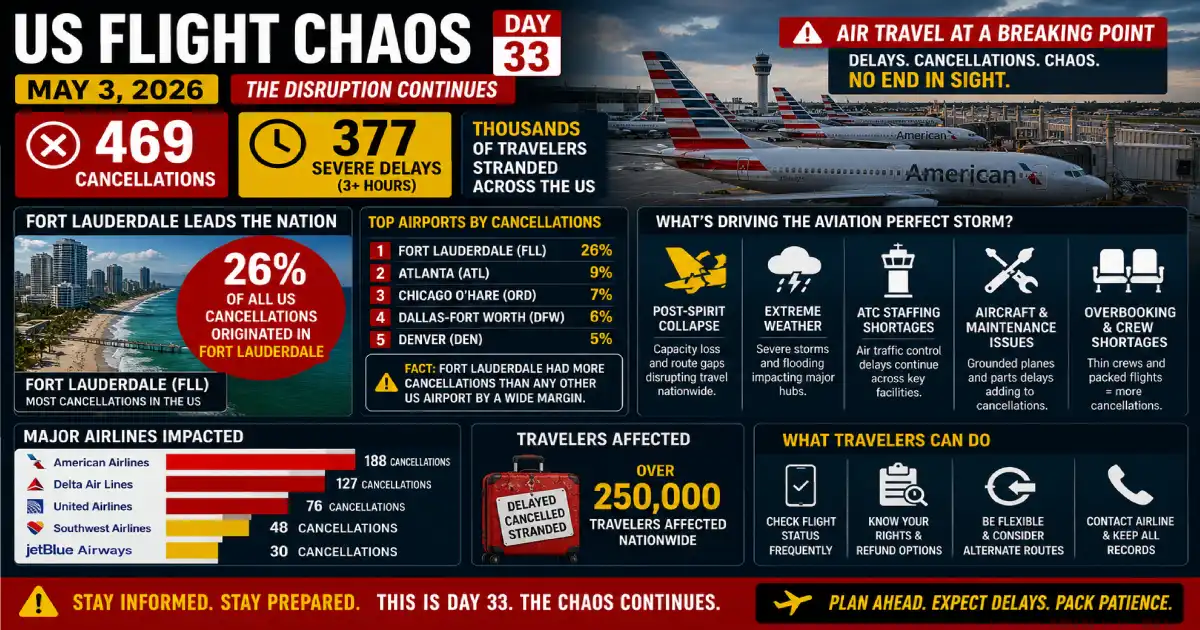 Day 33 — 469 Cancels, FLL Worst