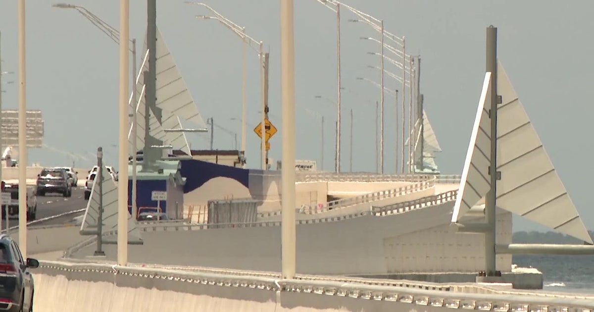 Howard Frankland Bridge northbound express and pedestrian lanes now open