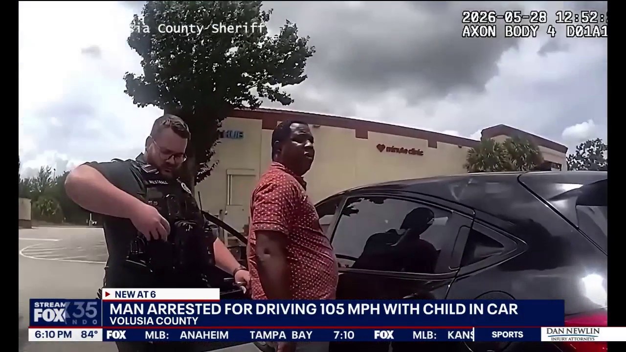 Man accused of driving 105 mph with 5-year-old child in car