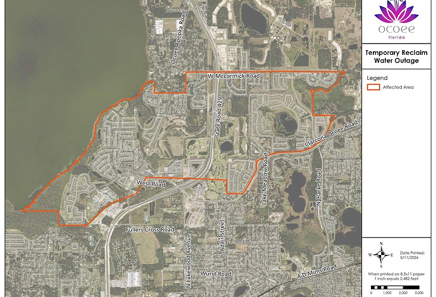Ocoee experiences reclaimed water outage