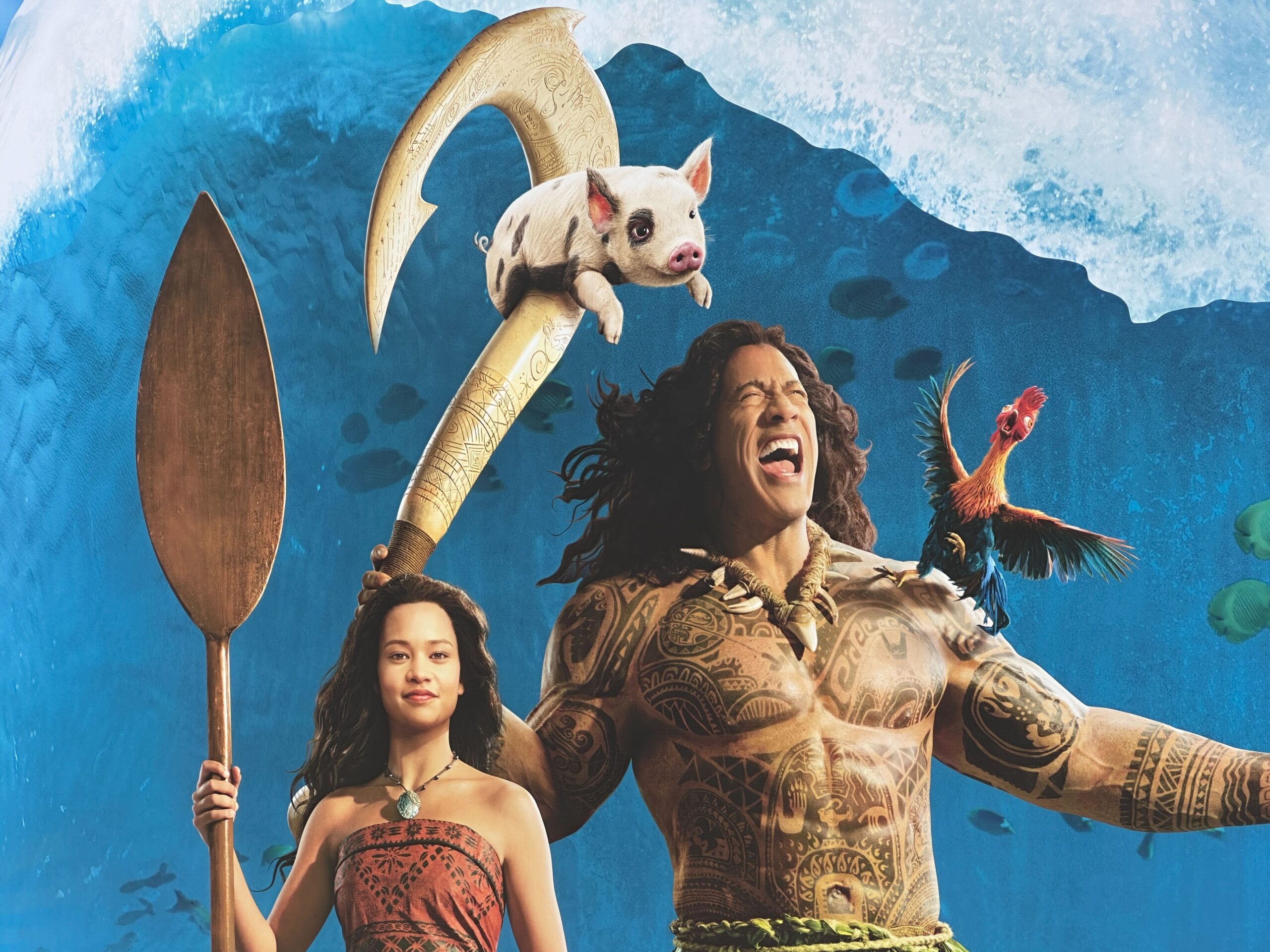Live-action Moana photo op installed at Disney Springs.