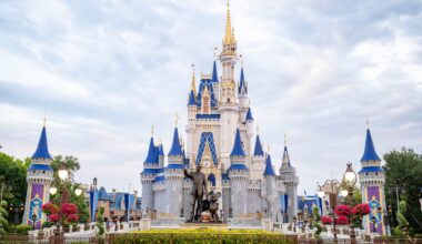 Disney shared photos of the repainted Cinderella Castle at Magic Kingdom, stating it is