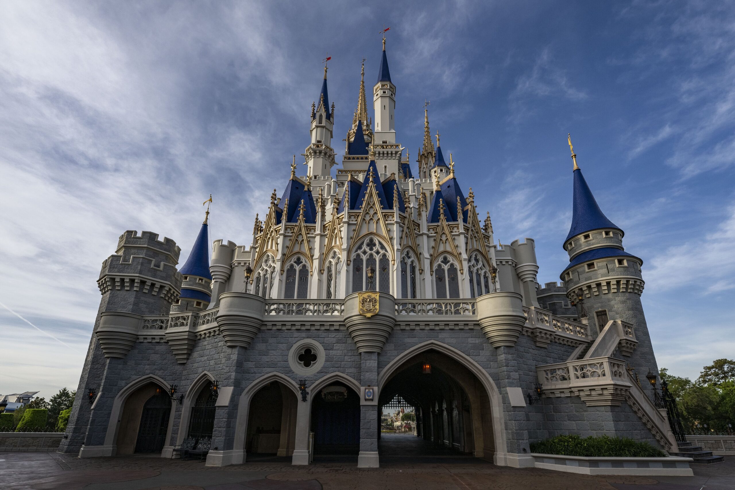 Disney shared photos of the repainted Cinderella Castle at Magic Kingdom, stating it is