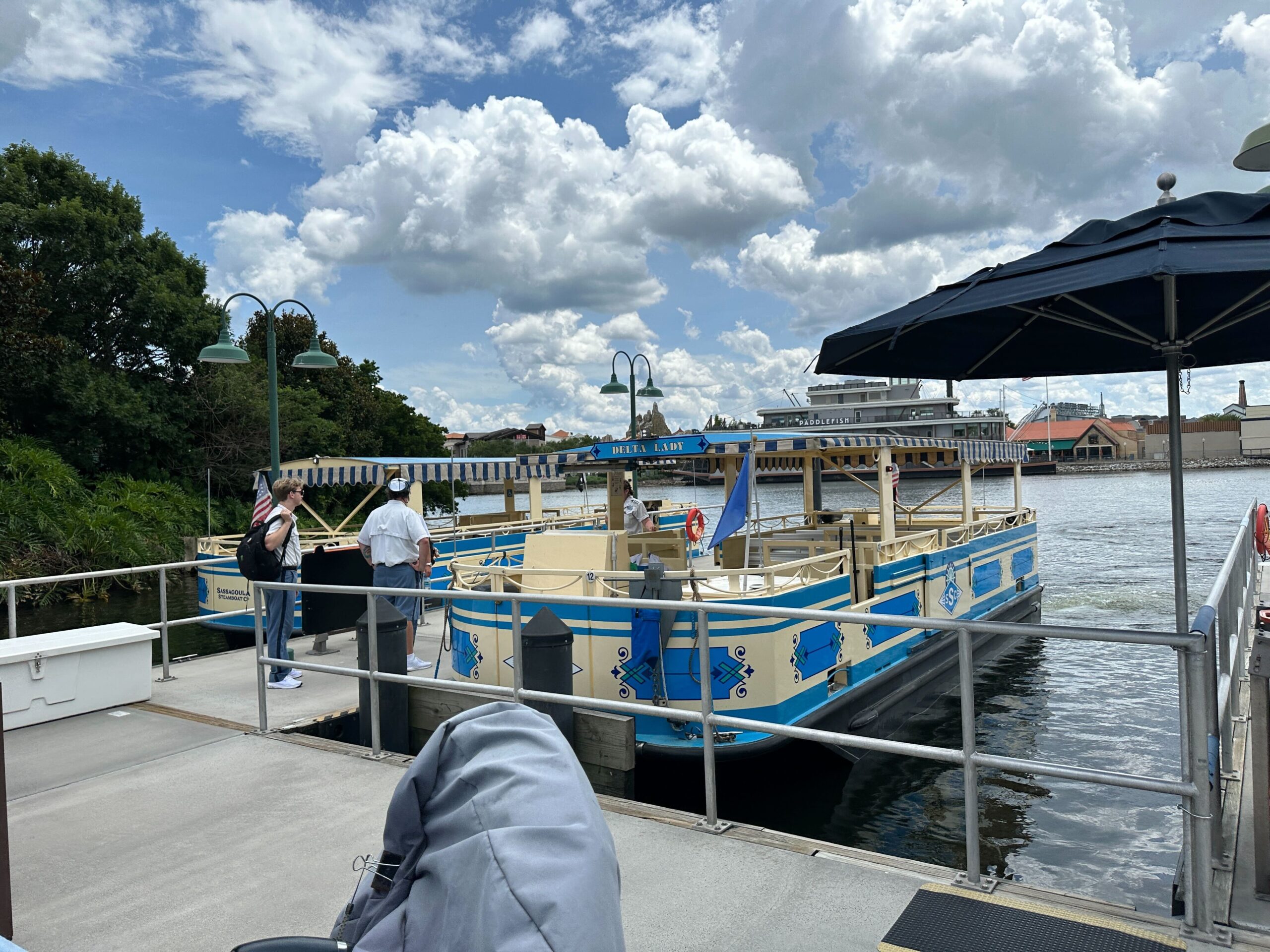 Saratoga Springs Resort boat dock.