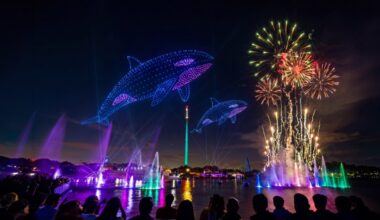 SeaWorld Orlando adds animal, drone shows to Electric Ocean lineup