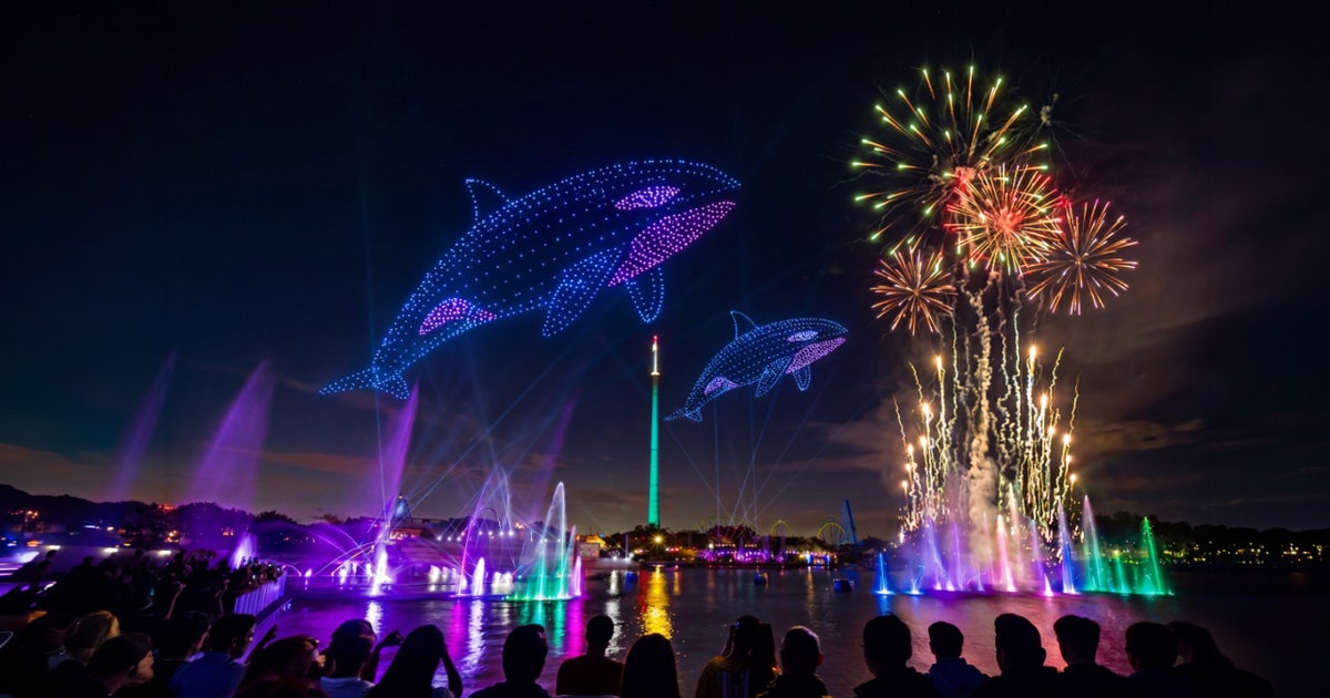 SeaWorld Orlando adds animal, drone shows to Electric Ocean lineup