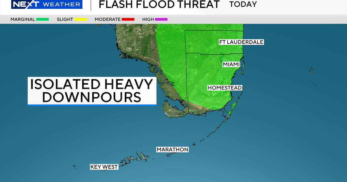 South Florida to stay steamy with showers, thunderstorms leading to flash flood risk on Thursday