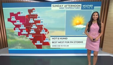 Another hot and humid day expected in Central Florida on Sunday – Orlando Sentinel