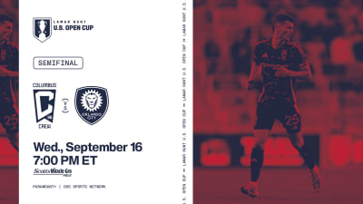 Columbus Crew host Orlando City SC at 7 p.m. ET on Wednesday, Sept. 16 in 2026 Lamar Hunt U.S. Open Cup Semifinals