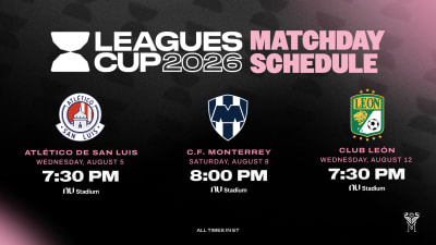 Kickoff Times Announced For Inter Miami CF’s Leagues Cup 2026 Phase One Matches