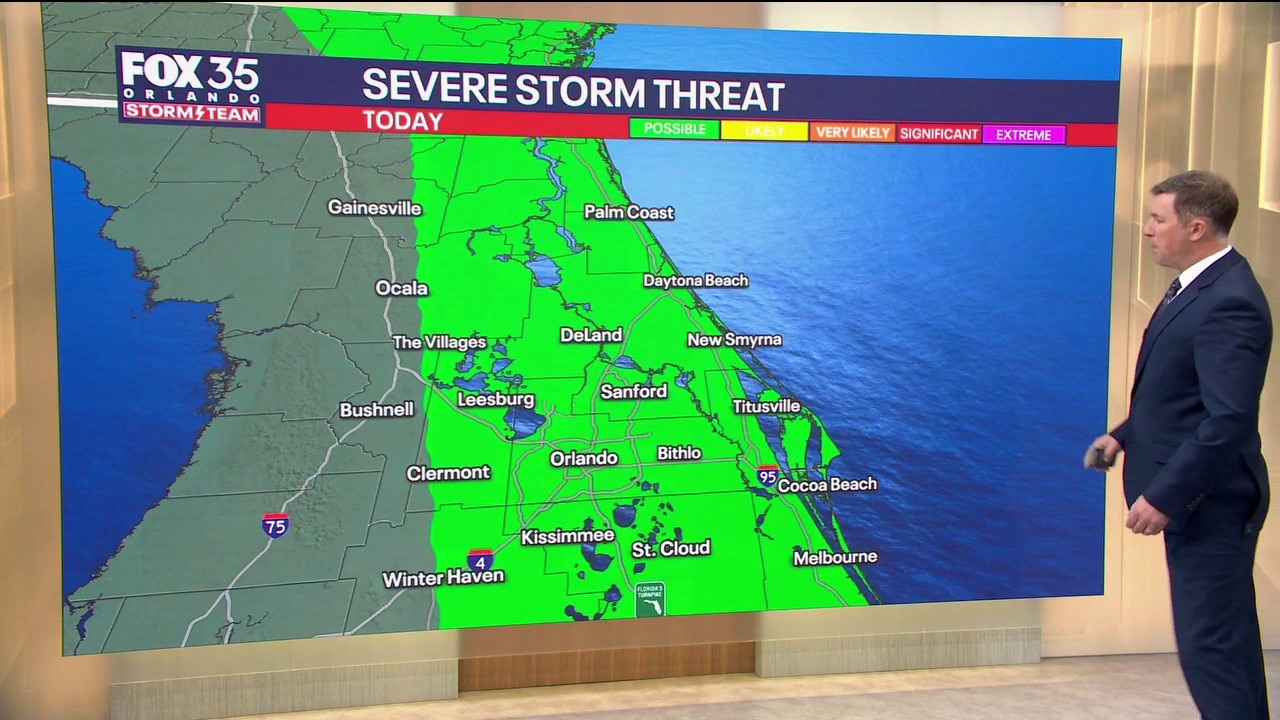 Orlando AM Weather Forecast: More storms possible Monday