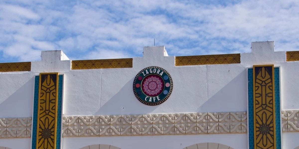 Sign for Zagora Cafe