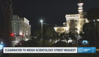 The Clearwater City Council weighs the Church of Scientology's request for street purchase