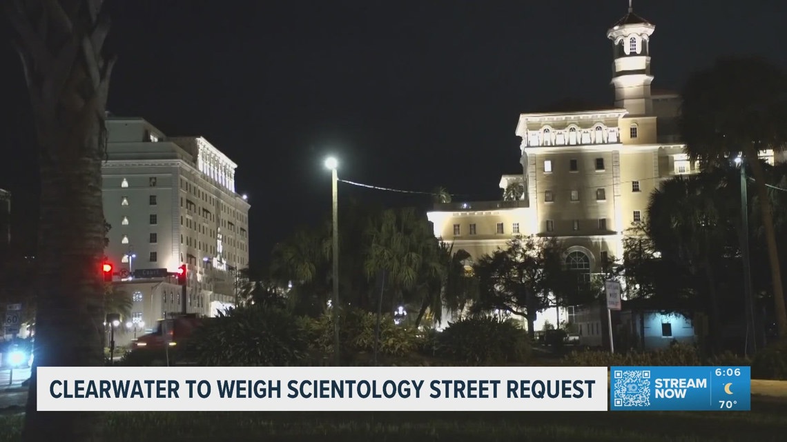 The Clearwater City Council weighs the Church of Scientology's request for street purchase