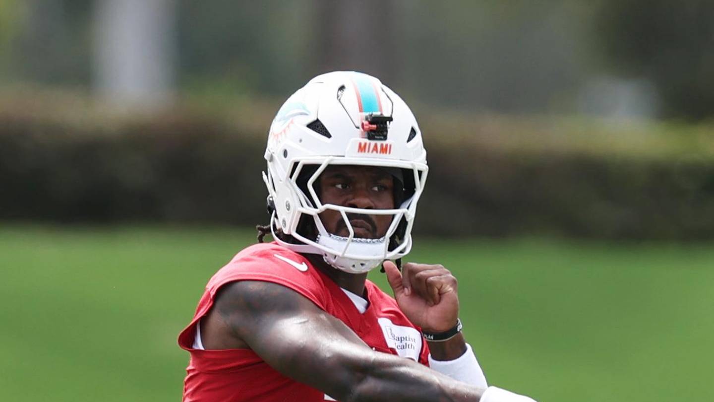 Miami Dolphins quarterback Malik Willis