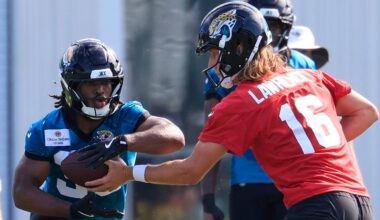 Updated Jaguars Depth Chart After Offseason Program: Is Bhayshul Tuten RB1?