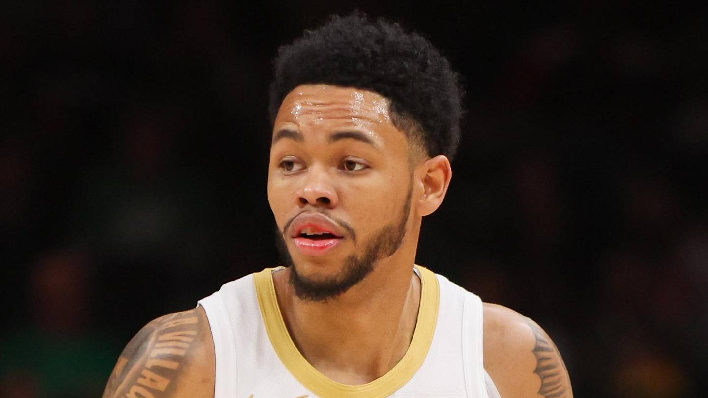 Jan 17, 2026; Atlanta, Georgia, USA; Boston Celtics guard Anfernee Simons (4) dribbles against the Atlanta Hawks in the fourth quarter at State Farm Arena. Mandatory Credit: Brett Davis-Imagn Images